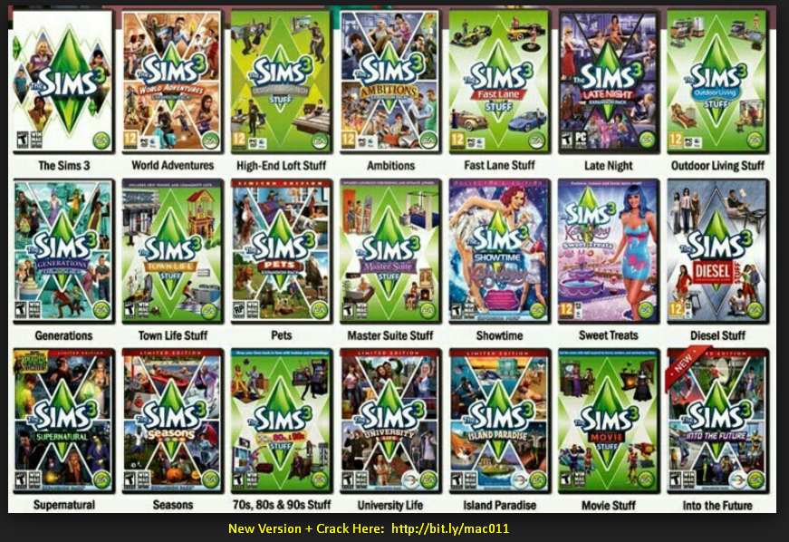 download sims 3 complete collection free mac